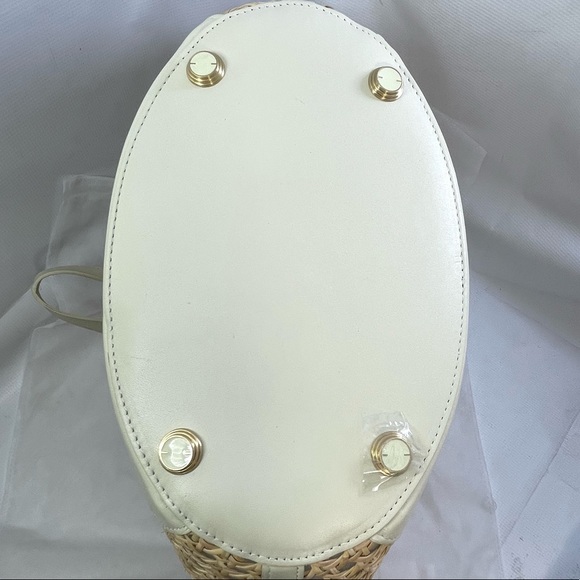 Cult Gaia Tan and Cream Tote Bag - Picture 14 of 16